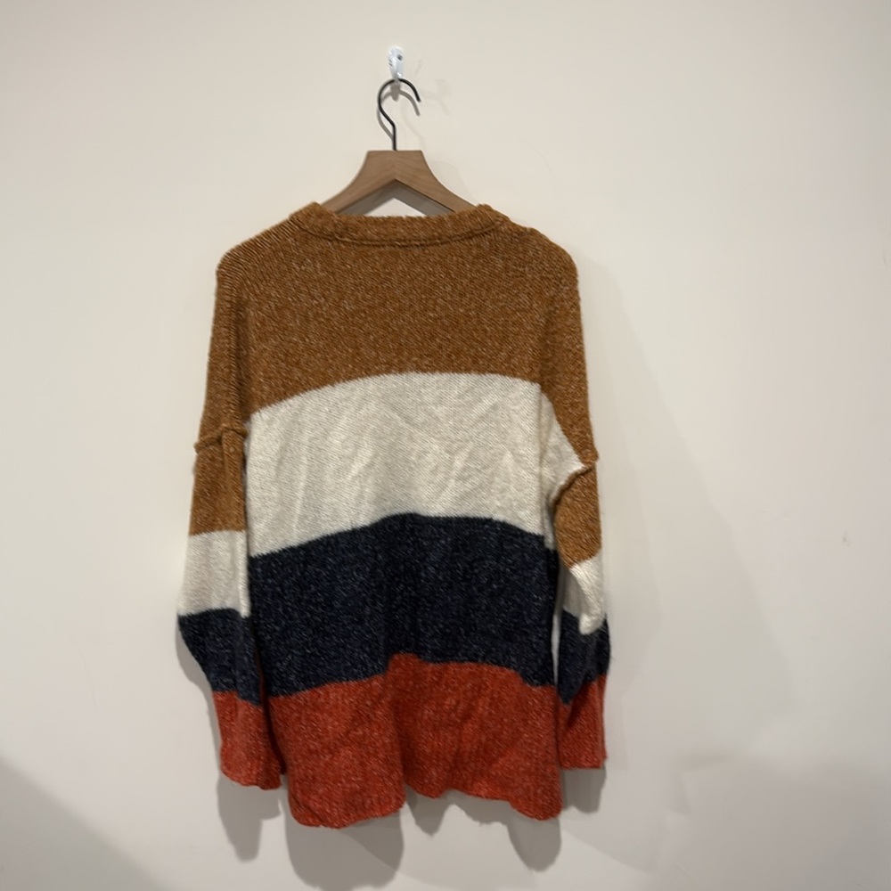 • Madewell • Women’s Striped Baxter Sweater Tunic
Marled Umber Large - Picture 4 of 4